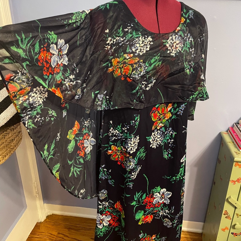 Vintage 60s or 70s cape dress